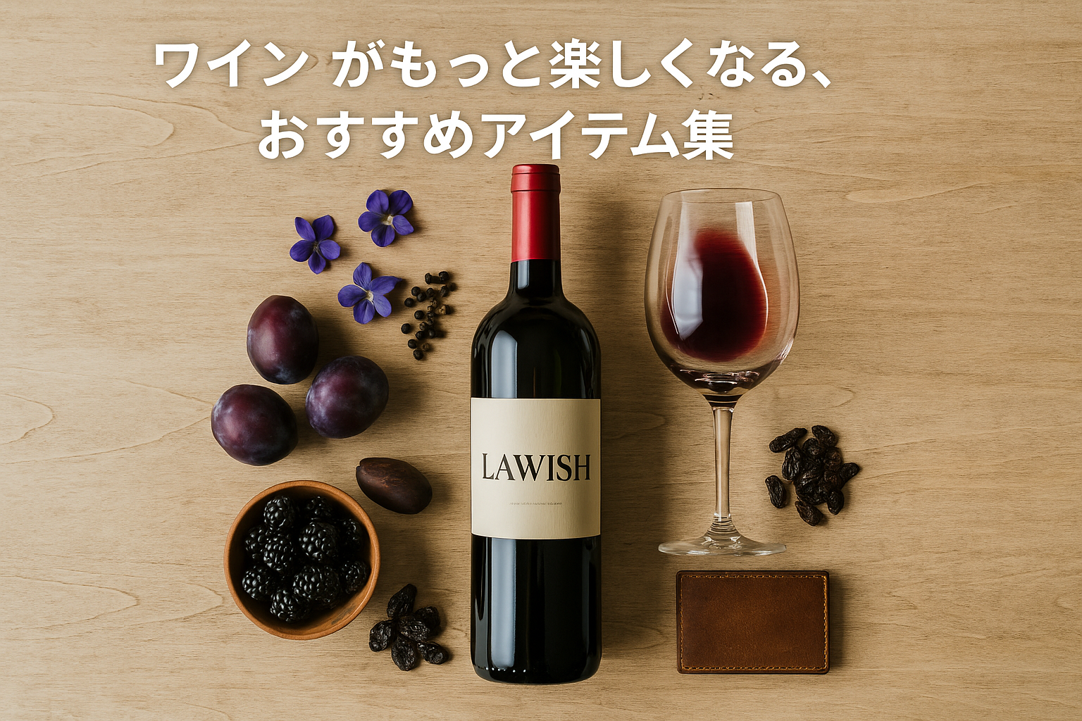 ワインがもっと楽しくなるおすすめアイテム