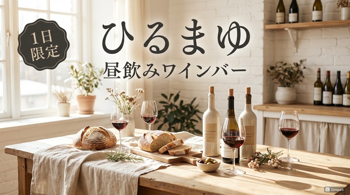 12/13(土)昼飲みワインバー「ひるまゆ」祝開催@Cafe & Bar 5SQUARE八王子